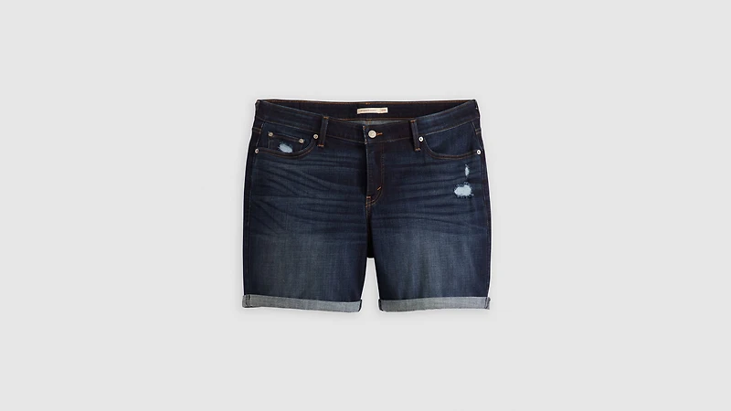 Mid Length Women's Shorts (Plus Size)