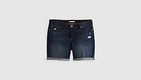 Mid Length Women's Shorts (Plus Size)