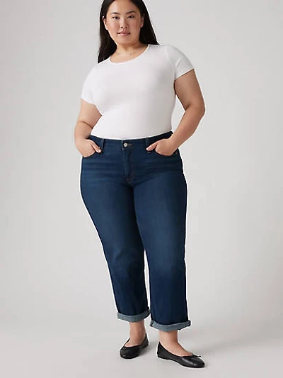 Boyfriend Women's Jeans (Plus Size