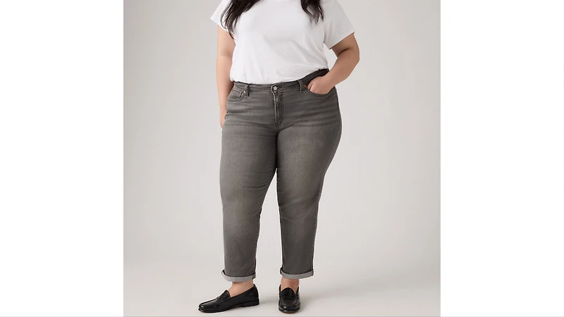 Boyfriend Women's Jeans (Plus Size)