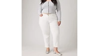 Boyfriend Mid Rise Women's Jeans (Plus Size)