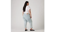 Boyfriend Mid Rise Women's Jeans (Plus Size
