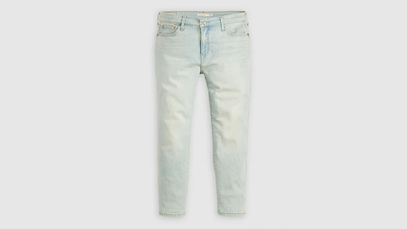 Boyfriend Mid Rise Women's Jeans (Plus Size