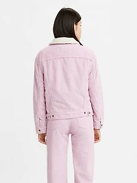 Ex-Boyfriend Corduroy Sherpa Trucker Jacket