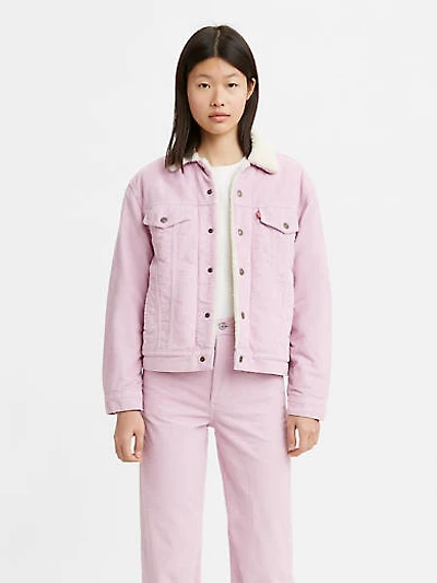 Ex-Boyfriend Corduroy Sherpa Trucker Jacket