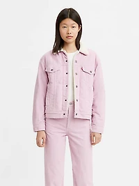 Ex-Boyfriend Corduroy Sherpa Trucker Jacket