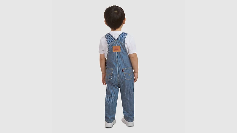 Railroad Stripe Overall Toddler Boys 2T-4T