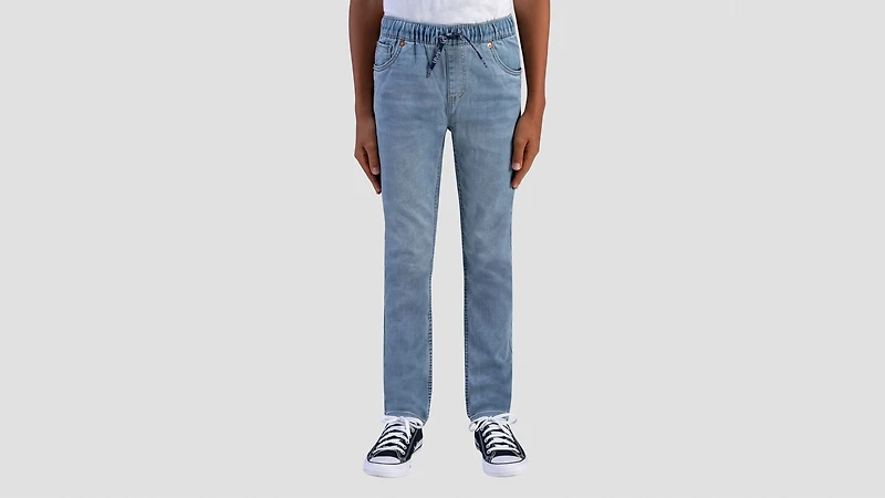 Pull On Skinny Fit Big Boys Pants 8-20