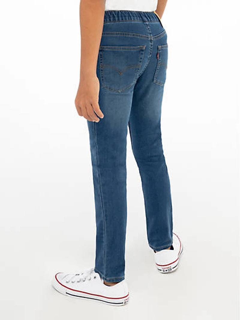 Pull On Skinny Fit Big Boys Pants 8-20