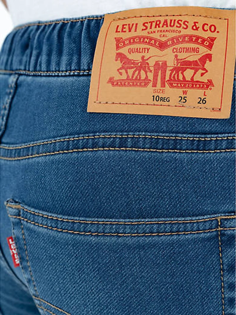 Pull On Skinny Fit Big Boys Pants 8-20