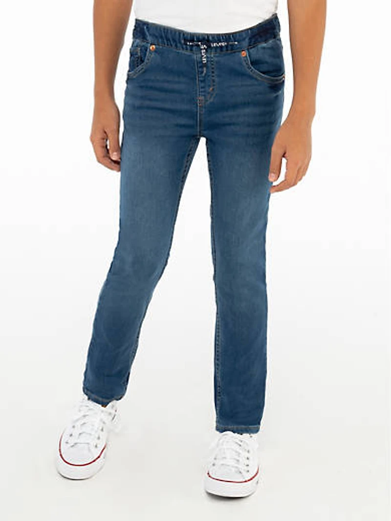 Pull On Skinny Fit Big Boys Pants 8-20