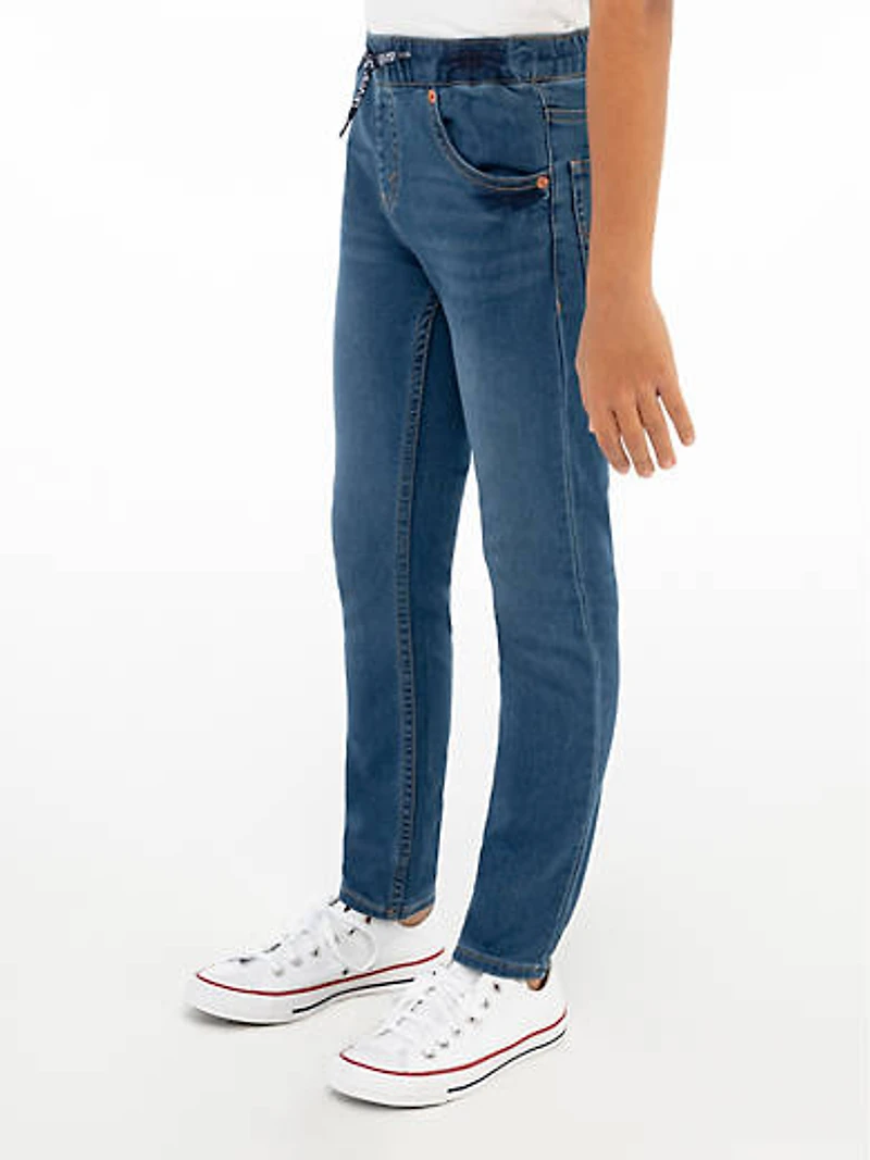 Pull On Skinny Fit Big Boys Pants 8-20