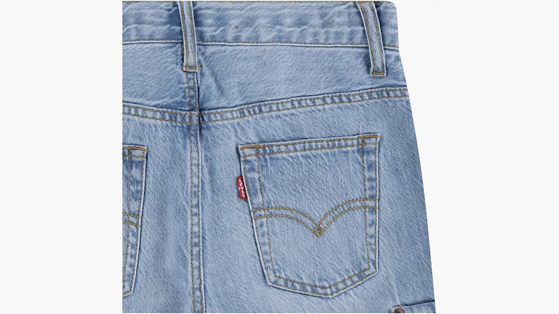 Denim Cargo Shorts Toddler Boys 2T-4T