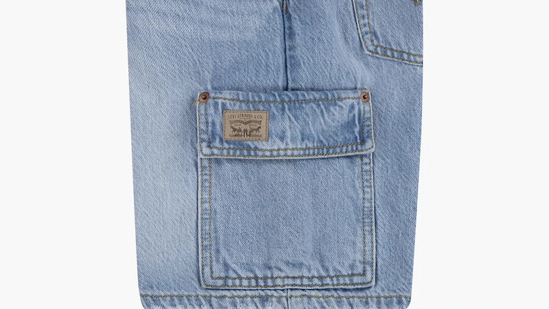 Denim Cargo Shorts Toddler Boys 2T-4T