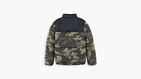 Levi's® All Over Print Color Blocked Puffer Big Boys Jacket S-XL