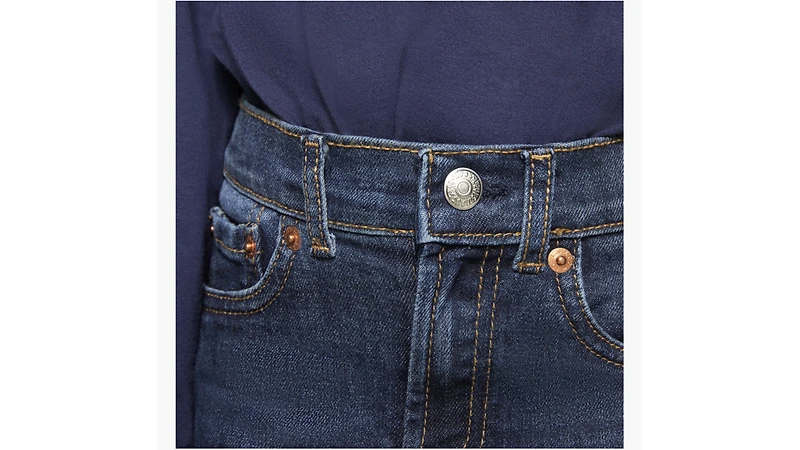 High Rise Ankle Straight Little Girls Jeans 4-6X