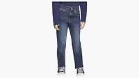 High Rise Ankle Straight Little Girls Jeans 4-6X