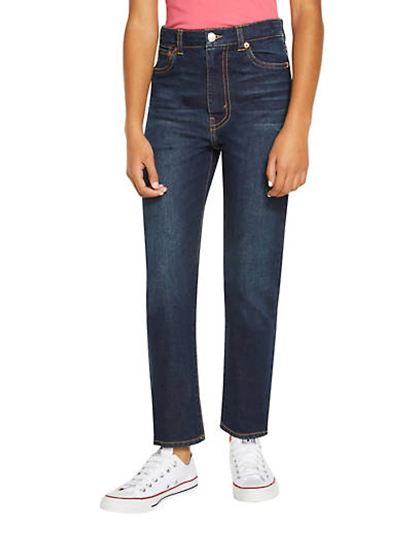 Ribcage Ankle Straight Big Girls Jeans 7-16