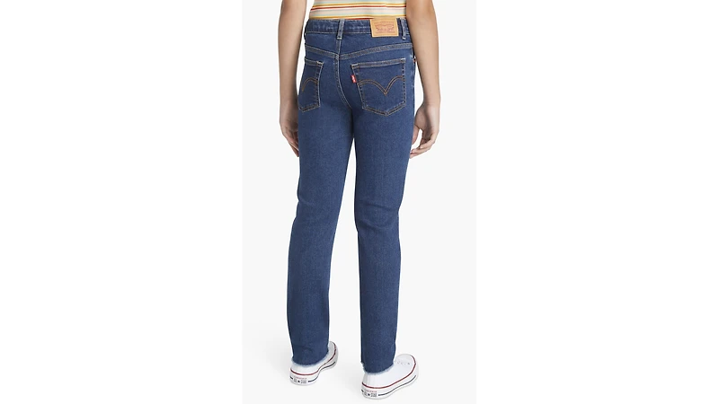 High Rise Straight Jeans Big Girls 7-16