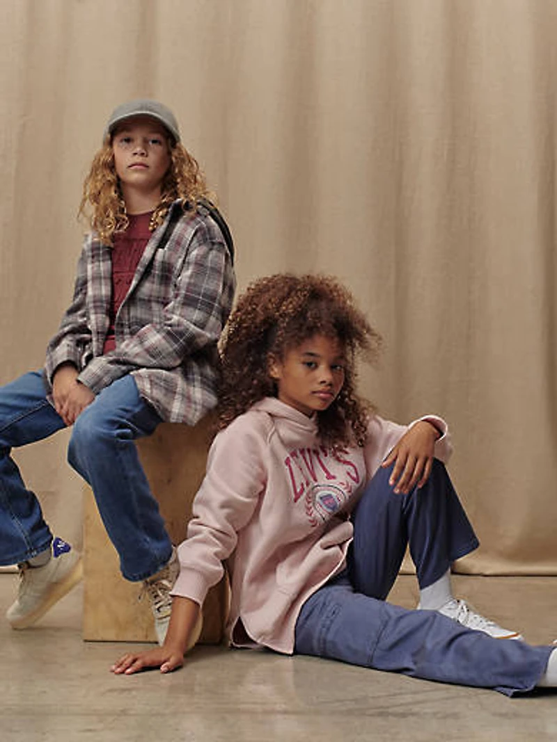 Baggy Lightweight Cargo Pants Big Girls 7-16