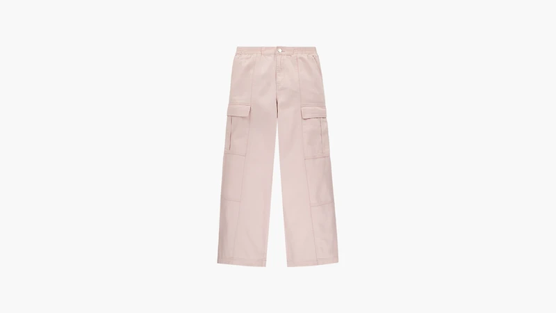 High Rise Baggy Cargo Pants Big Girls 7-16