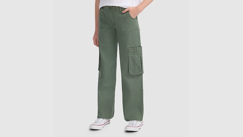 Wide Leg Cargo Big Girls 8-20