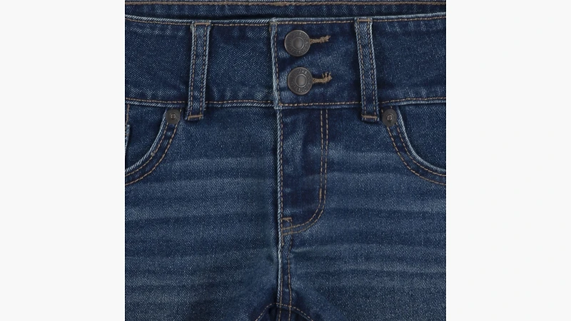 Double Shank Denim Shorts Big Girls 7-16