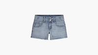 Double Shank Denim Shorts Big Girls 7-16