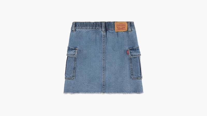 Denim Cargo Skirt Big Girls 7-16