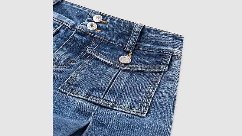 Pleated Cargo Skort Little Girls 4-6X