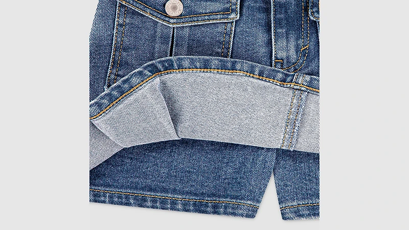 Pleated Cargo Skort Little Girls 4-6X