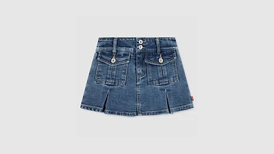 Pleated Cargo Skort Little Girls 4-6X