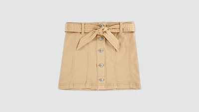 A-Line Skirt W/ Satin Belt Little Girls 4-6X