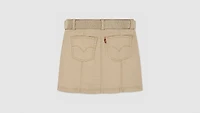 A-Line Skirt W/ Satin Belt Big Girls 8-20