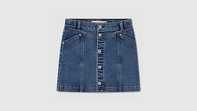 Button Front Skirt Big Girls 8-20
