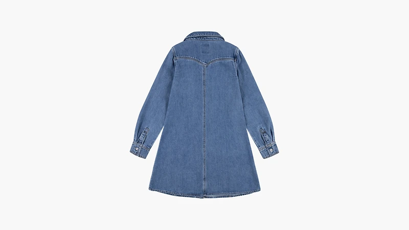 Western Denim Shirt Dress Big Girls 7-16