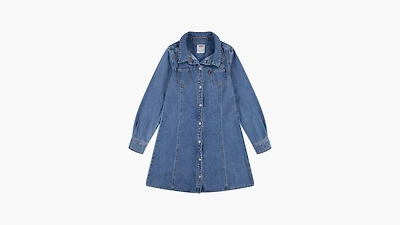 Western Denim Shirt Dress Big Girls 7-16