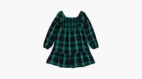 Smocked Top Plaid Dress Big Girls 7-16