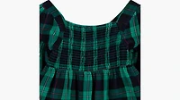 Smocked Top Plaid Dress Big Girls 7-16