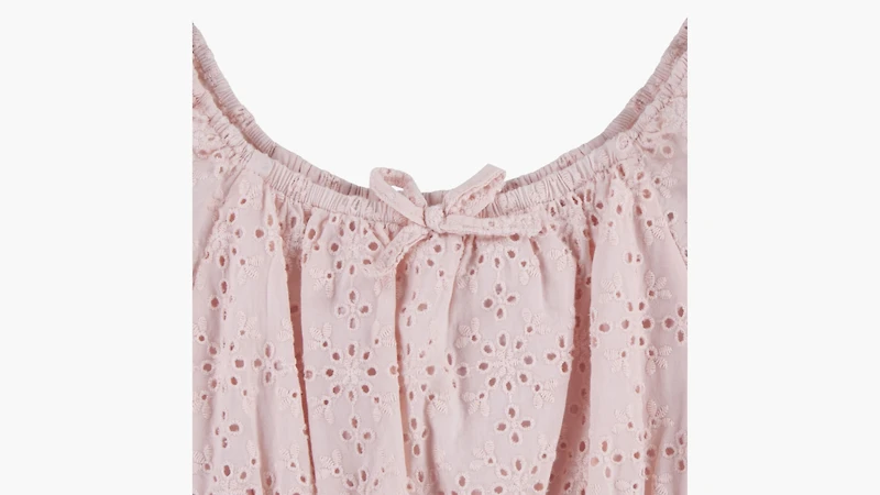 Eyelet Dress Little Girls 4-6X