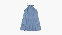 Halter Tiered Dress Big Girls S-XL