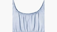 Square Neck Puff Sleeve Dress Big Girls S-XL