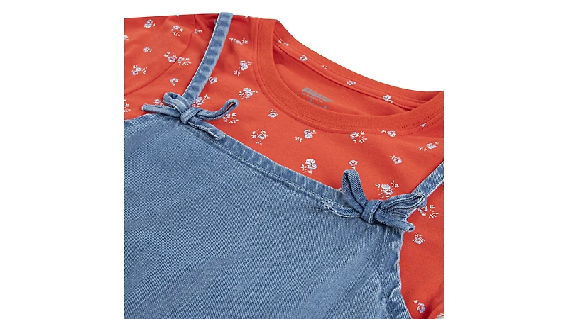 Layerable Dress With Tee Big Girls S-XL