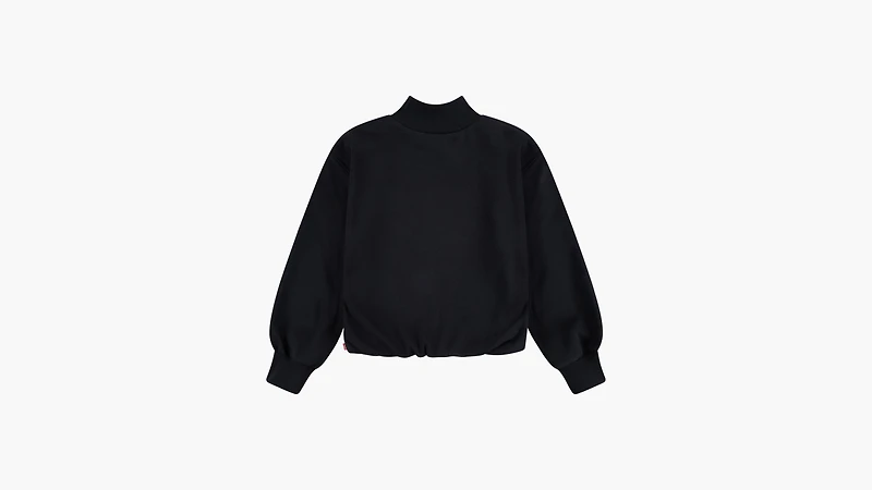 Mockneck Bubble Sleeve Crewneck Big Girls 7-16