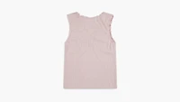 Bow Purl Edge Tank Top Big Girls S-XL