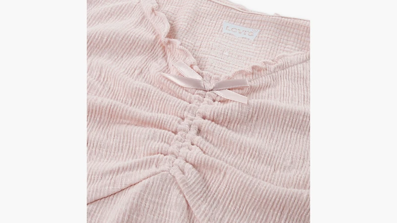 Bow Purl Edge Tank Top Big Girls S-XL