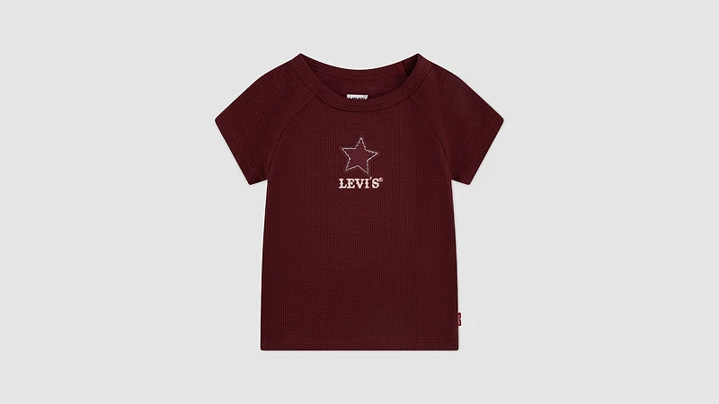 Color Block Raglan Top Toddler Girls 2T-4T