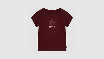 Color Block Raglan Top Toddler Girls 2T-4T