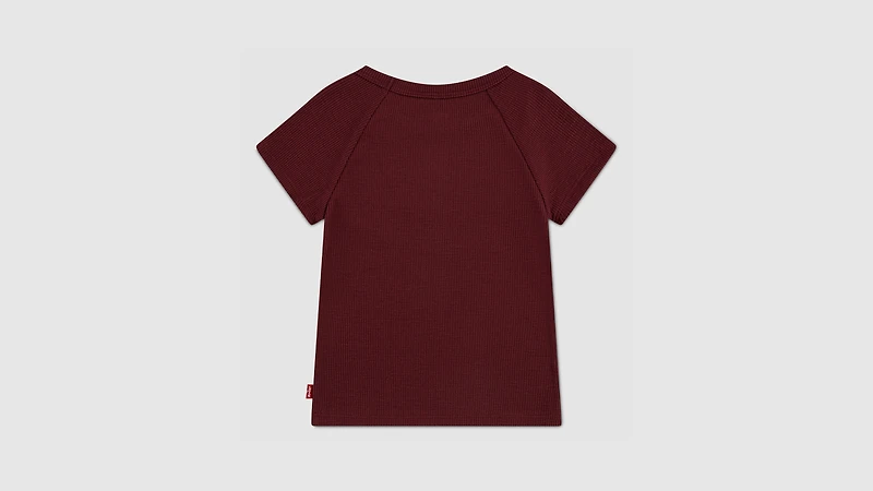 Color Block Raglan Top Little Girls 4-6X