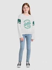 Varsity Ls Tee Big Girls S-XL